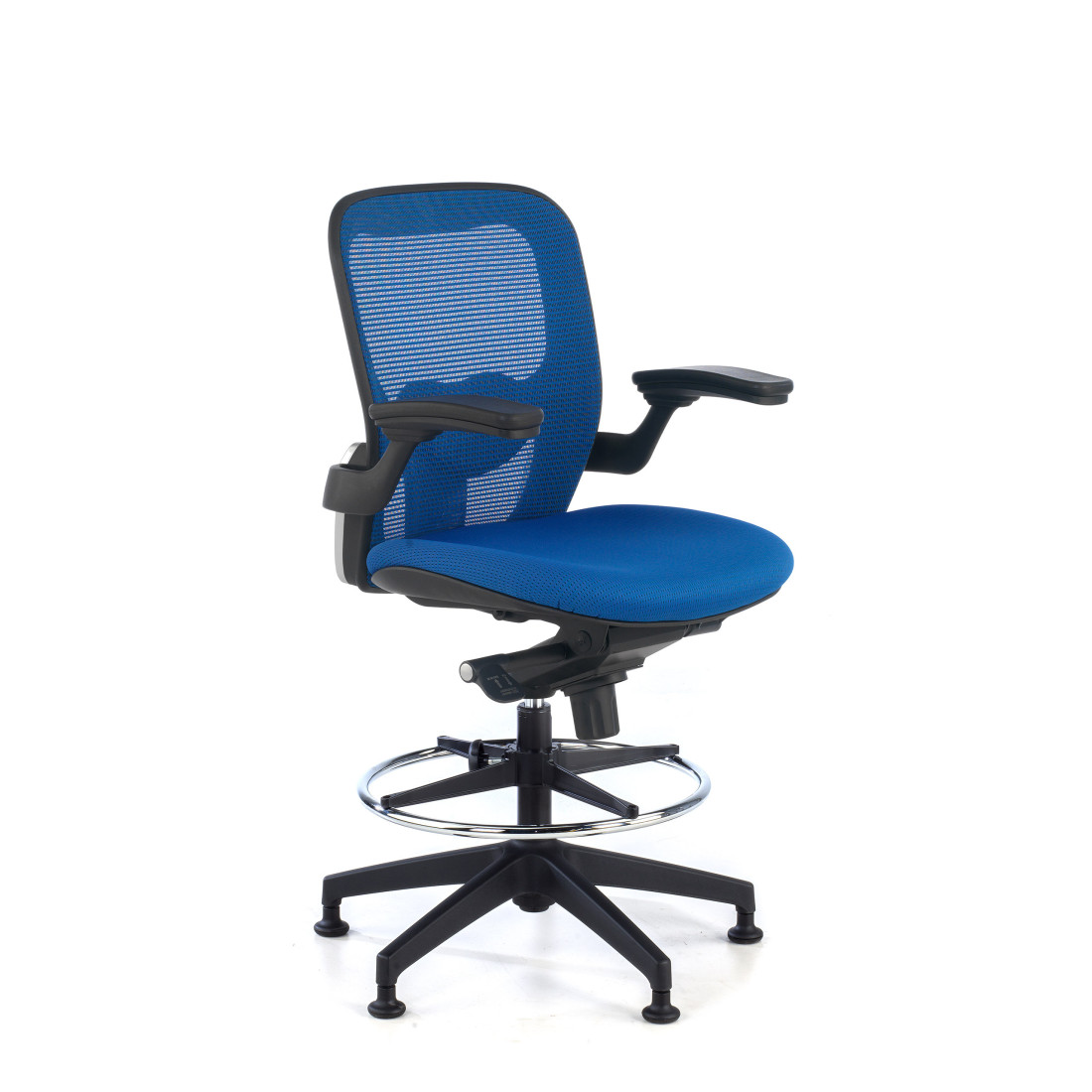 taburete de oficina azul gioconda taburete de oficina malla 3