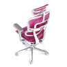 silla ergonomica rosa ergohuman estructura blanca red malla 8