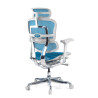 silla ergonomica azul ergohuman elite estructura blanca red malla 6