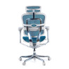silla ergonomica azul ergohuman elite estructura blanca red malla 7