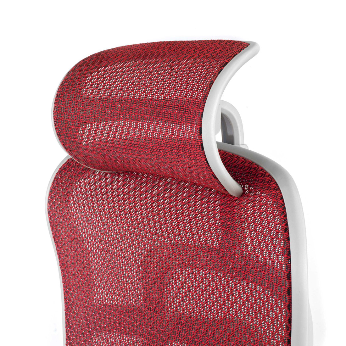 silla ergonomica rojo ergohuman elite estructura blanca red malla 12