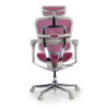 silla ergonomica rosa ergohuman elite estructura blanca red malla 7