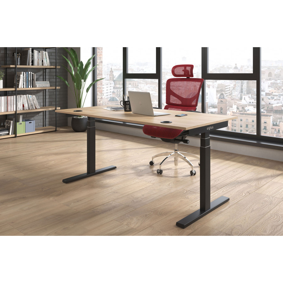 Erghos smart pro mesa elevable electrica estructura negra