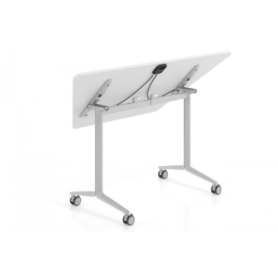 Mesa plegable Pivot rectangular trapezoidal patas aluminio