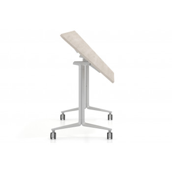 Pivot - Mesa plegable Pivot rectangular trapezoidal patas aluminio - Imagen 2