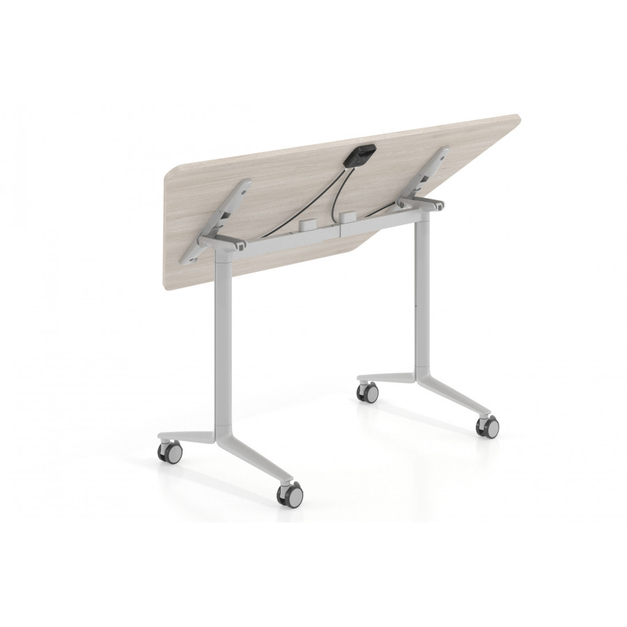 Mesa plegable Pivot rectangular trapezoidal patas aluminio