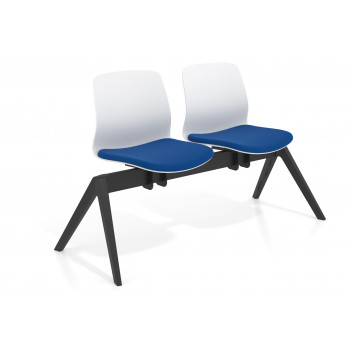 Bancada Nexus - Bancada Sala de Espera Nexus 2 asientos, pata nylon - Imagen 1