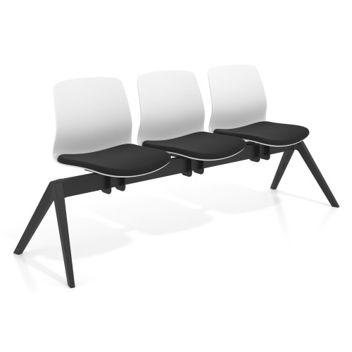 Bancada Sala de Espera Nexus 3 asientos, pata nylon - sin brazos