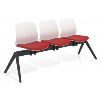 Bancada Nexus - Bancada Sala de Espera Nexus 3 asientos, pata nylon - Imagen 1