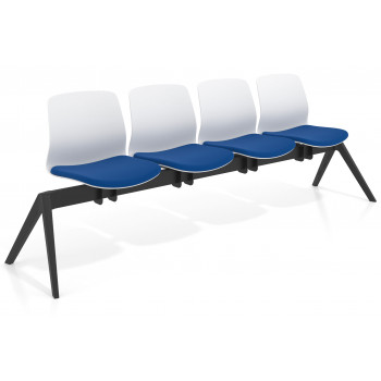 Bancada Nexus - Bancada Sala de Espera Nexus 4 asientos, pata nylon - Imagen 1