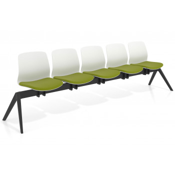 Bancada Nexus - Bancada Sala de Espera Nexus 5 asientos, pata nylon - Imagen 1