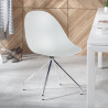 silla confidente blanco flow base piramide plastico 2