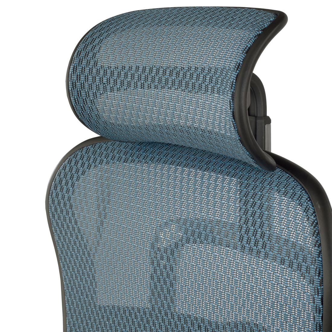 silla ergonomica azul ergohuman elite estructura negra red malla 13