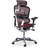 silla ergonomica rojo ergohuman elite estructura negra red malla 8