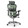 silla ergonomica verde ergohuman elite estructura negra red malla 8