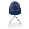 silla confidente rojo flow base piramide plastico 3