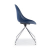 silla confidente rojo flow base piramide plastico 4