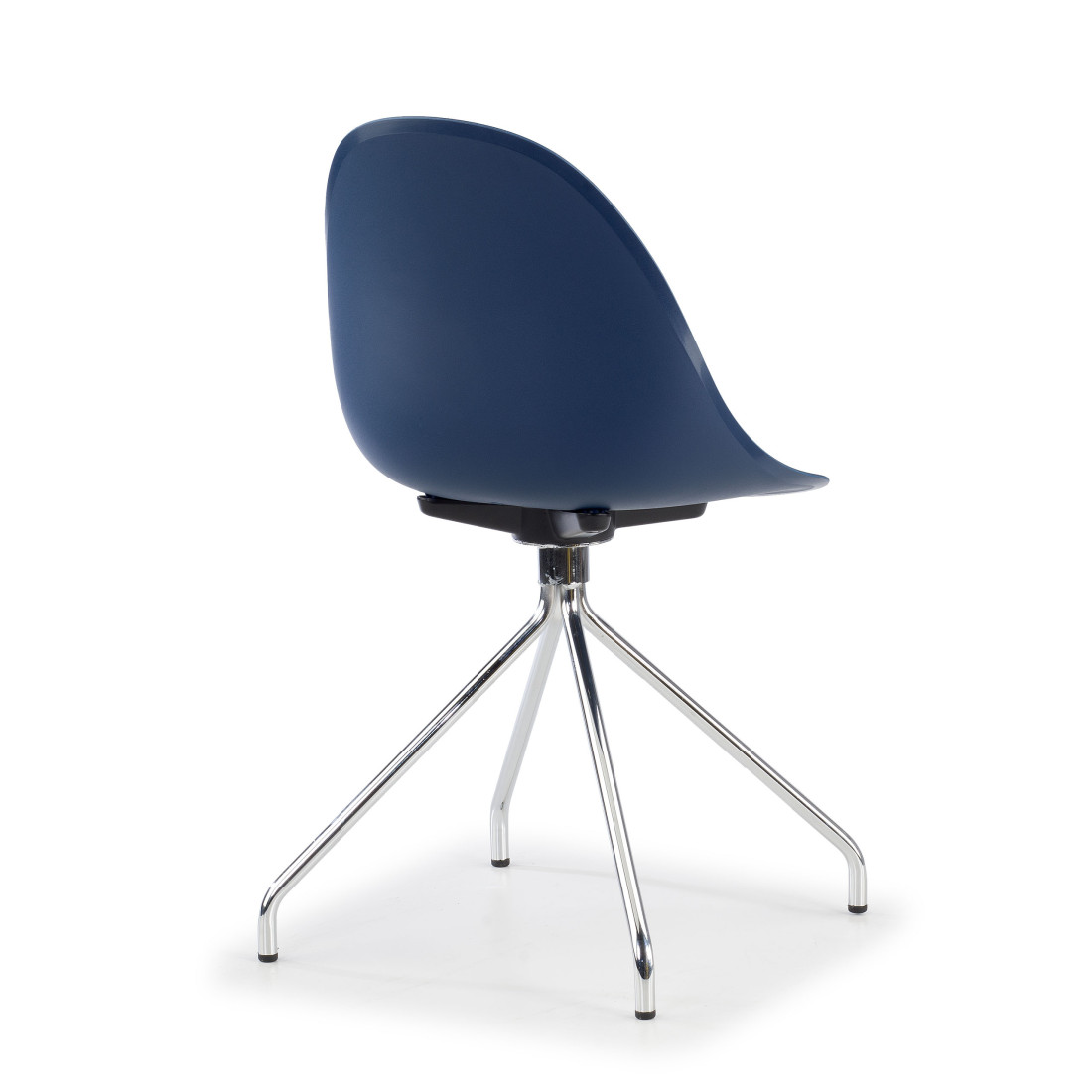 silla confidente rojo flow base piramide plastico 5