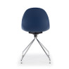 silla confidente rojo flow base piramide plastico 6