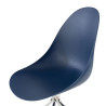 silla confidente rojo flow base piramide plastico 8