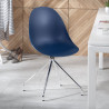 silla confidente rojo flow base piramide plastico 2