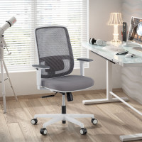 Silla de oficina profesional Sugar white, uso intensivo - Gris Second image