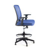 taburete de oficina azul nicole taburete malla 4