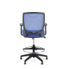 taburete de oficina azul nicole taburete malla 6