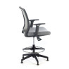 taburete de oficina gris nicole taburete malla 4