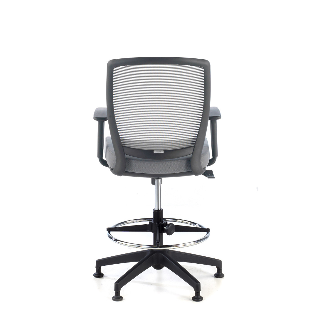 taburete de oficina gris nicole taburete malla 6