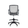 taburete de oficina gris nicole taburete malla 6