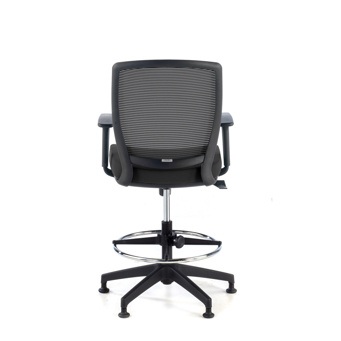 taburete de oficina negro nicole taburete malla 6