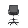 taburete de oficina negro nicole taburete malla 6