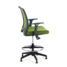 taburete de oficina verde nicole taburete malla 4