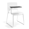 Silla de colegio con pala Lotus - BLANCO