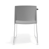 silla confidente gris lotus con pala de escritura tela 6