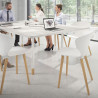silla nordica blanco wendy patas de madera plastico 2