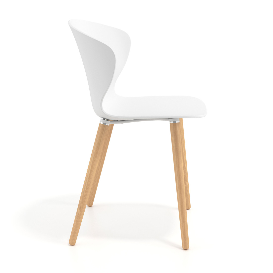 silla nordica blanco wendy patas de madera plastico 3