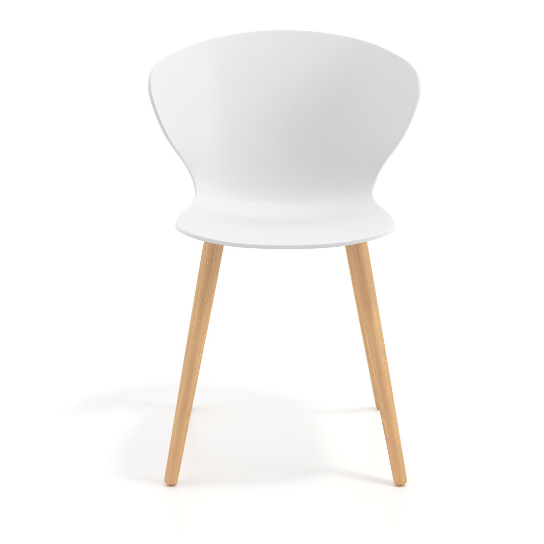 silla nordica blanco wendy patas de madera plastico 6