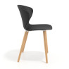 silla nordica negro wendy patas de madera plastico 3