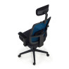 silla ergonomica azul sugar estructura negra reposacabezas malla 8