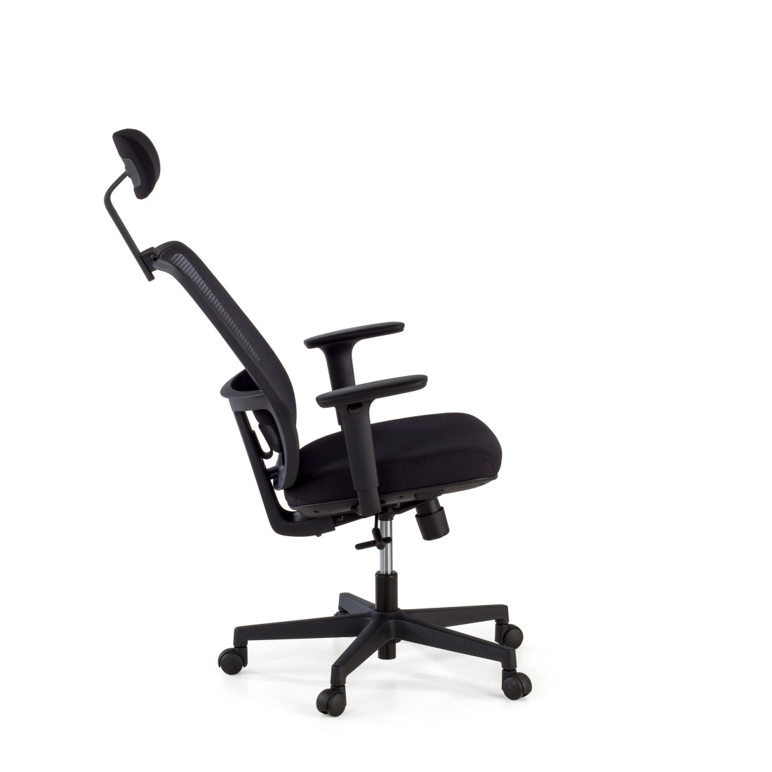 silla ergonomica negro sugar estructura negra reposacabezas malla 5