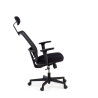 silla ergonomica negro sugar estructura negra reposacabezas malla 5