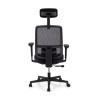 silla ergonomica negro sugar estructura negra reposacabezas malla 7