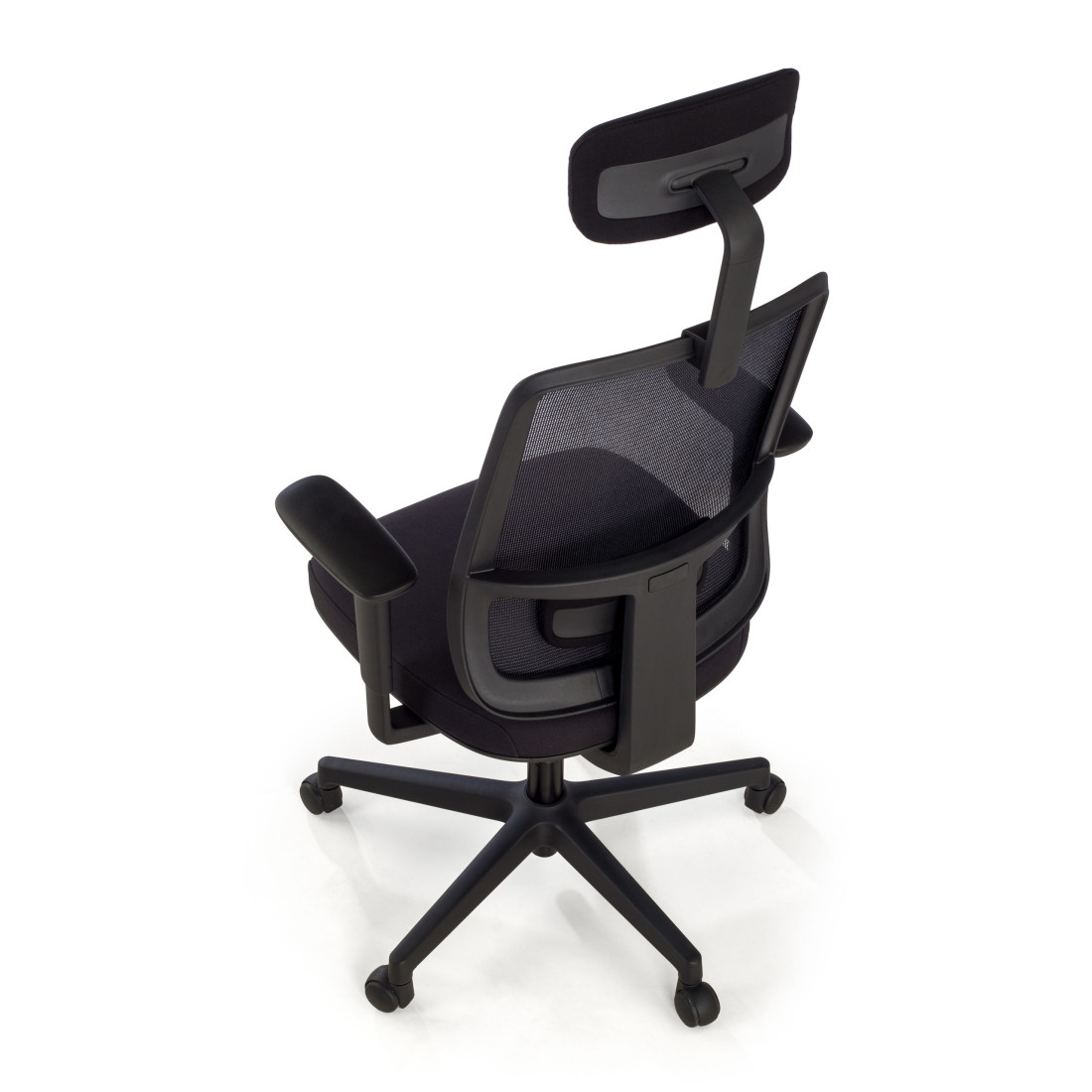 silla ergonomica negro sugar estructura negra reposacabezas malla 8
