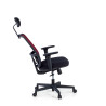 silla ergonomica rojo sugar estructura negra reposacabezas malla 5