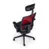 silla ergonomica rojo sugar estructura negra reposacabezas malla 8