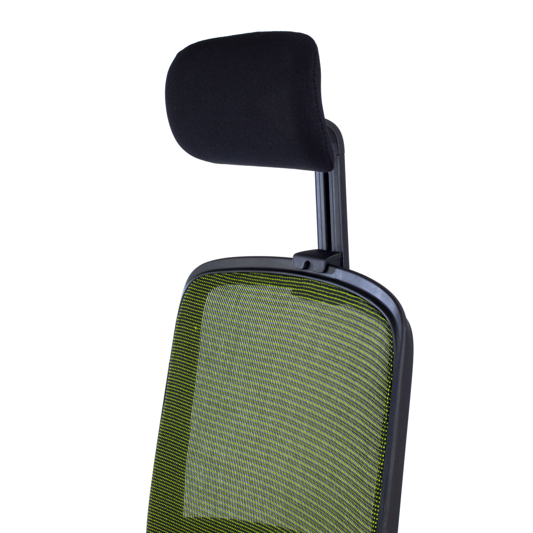 silla ergonomica verde sugar estructura negra reposacabezas malla 9