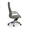 sillon de oficina gris duo respaldo alto bicolor piel sintetica 5