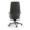 sillon de oficina gris duo respaldo alto bicolor piel sintetica 7